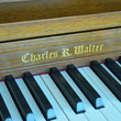 1989 Charles R Walter studio, walnut - Upright - Studio Pianos